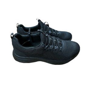 Athletic Works Size 8 Comfort Fit Black Shoes with Memory Foam